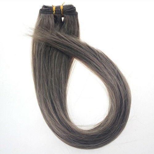 Sew in Weft Human Hair Extensions Double Weave Real Human Hair Bundles Straight - Picture 48 of 94