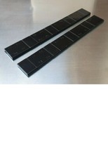 2 Black Slimline Stick On Adhesive Wheel Balance Weights Alloy UK Each Strip 60g