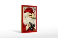 Holzschild Weihnachten Schnee Winter Santa Claus 12X18 Cm Schild