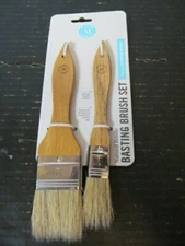 Martha Stewart Natural Bristle Basting Brush Set
