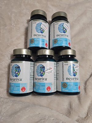 *Bundle Of 5* Schiff Neuriva Plus Brain Support 50 Strawberry Gummies