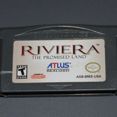 Riviera The Promised Land Gameboy Advance Video Game - GBA - Damaged