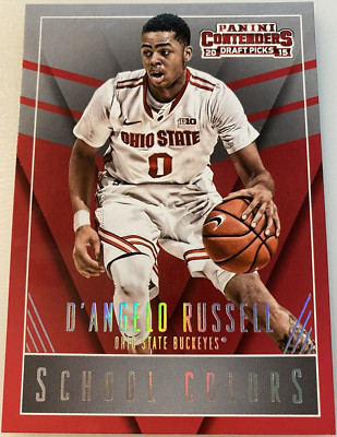 2015-16 Panini Contenders Draft Picks School Colors D'Angelo Russell #12 ROOKIE!