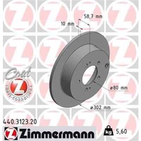 2X Zimmermann Bremsscheibe 440.3123.20