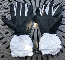 Guantes De Astronauta Plateados Y Negros Para Disfraz – Accesorio De La NASA Para Adultos Talla Única