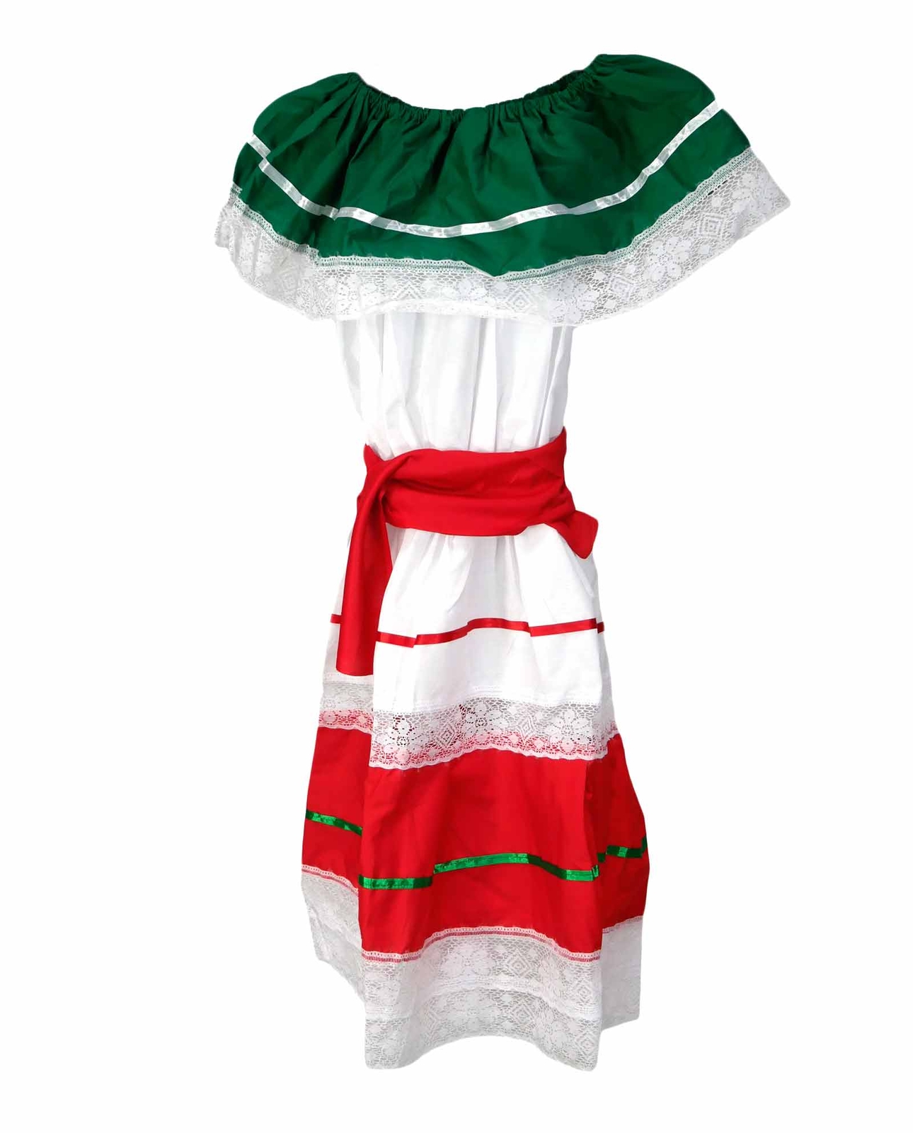 Kids Girls Mexican Traditional Cinco De Mayo Dancer Coco Costume Fiesta