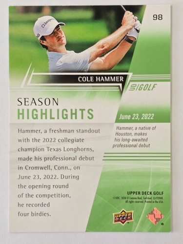 2024 Upper Deck Golf Base--You pick...Complete Your Set! - Bild 94 von 96