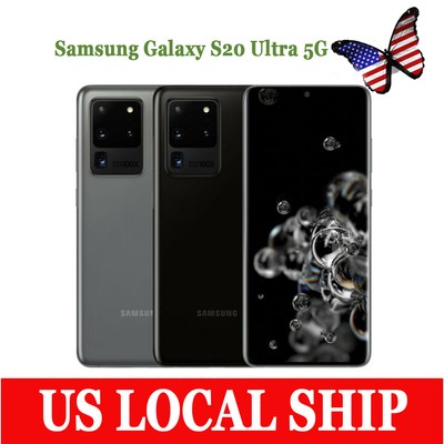  NEW-Sealed Samsung Galaxy S20 Ultra 5G G988U 128GB GSM CDMA Unlocked Smartphone
