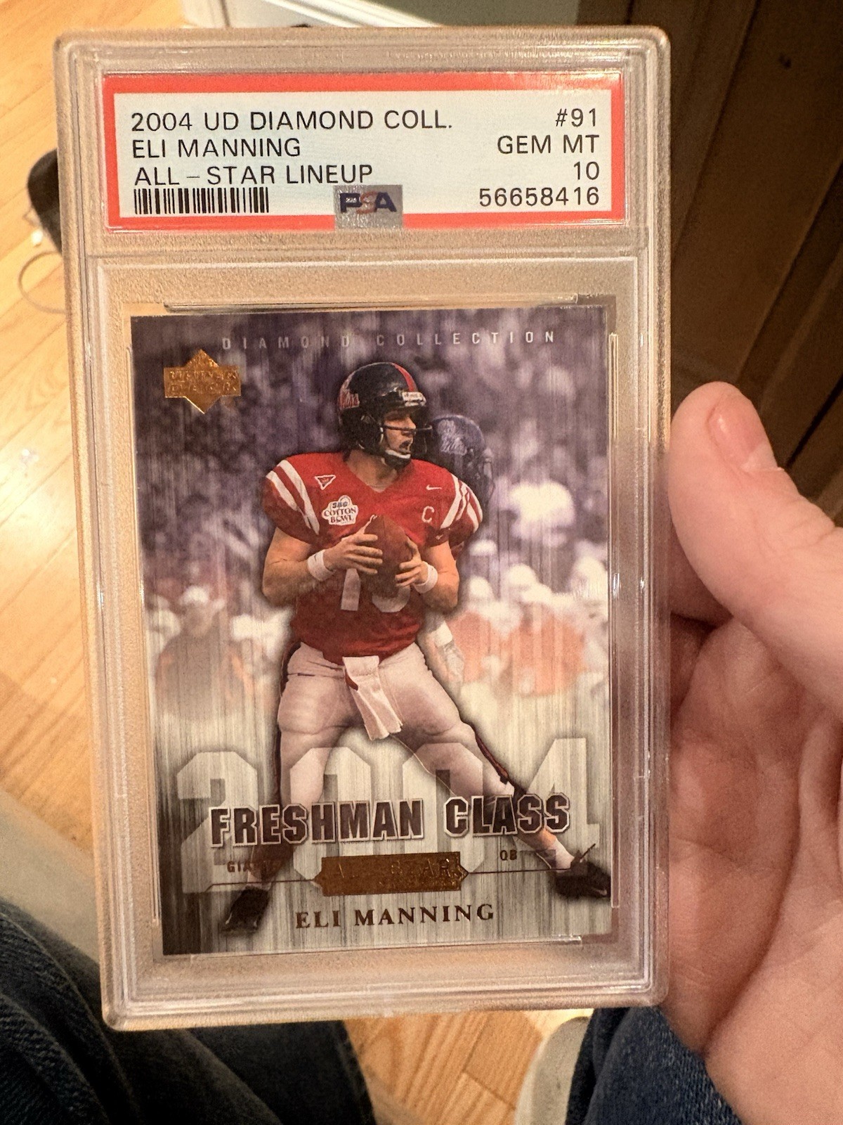 Eli Manning Upper Deck Diamond Collection All-Star Lineup #91 All-Star Lineup