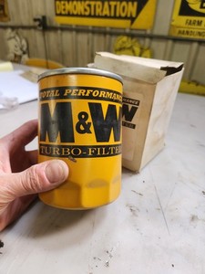 M&W NOS Turbo Oil Filter 4E023 