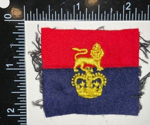 Post WWII British Army War Office Controlled Units Patch Formation Sign
