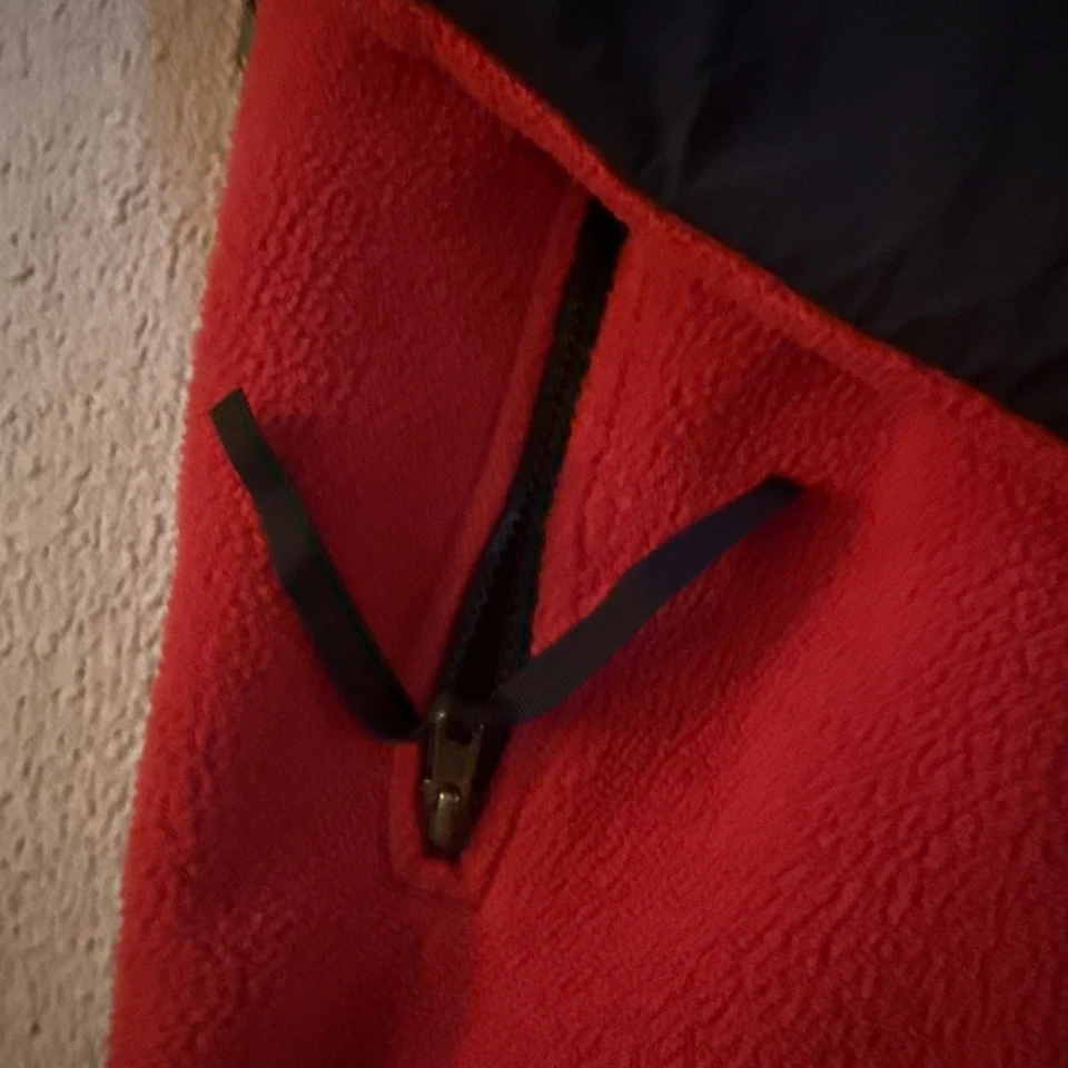 The North Face Red Denali Jacket Mens Large Full Zip Fleece Warm Comfortable EUC - Image 4 of 4