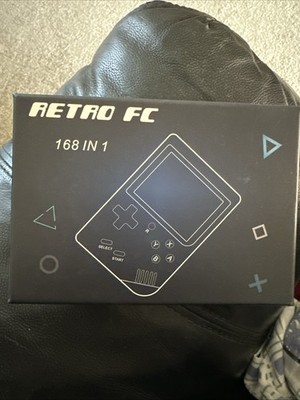 Retro FC  168 in 1 Handheld Game Console Yellow NEW