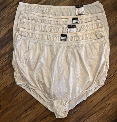 NEW LOT OF 5  Vanity Fair Perfectly Yours 12/5XL 13001 Lace Nouveau Brief Panty