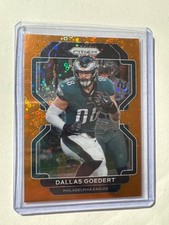 2021 Panini Prizm - Dallas Goedert #220 Orange Disco Prizm