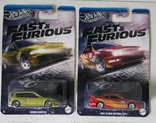 2025 Hot Wheels 🌀Fast & Furious SILVER SERIES Racing Course Civic EG + Integra