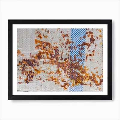 Rostige Plane. Rusty Leinwand Kunstdruck Gerahmt Wandbild Poster Leinwanddruck Bild