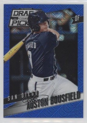 2014 Panini Prizm Perennial Draft Picks Blue Mojo 4/75 Auston Bousfield #53 0f6