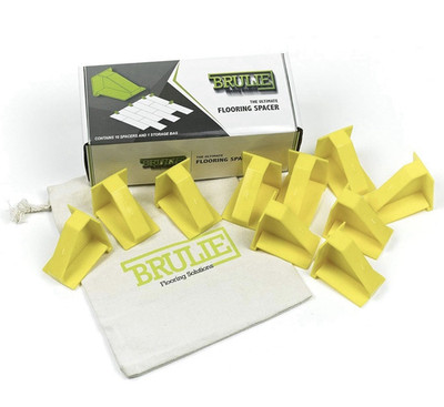 Brulie Flooring Solutions Flooring Spacer Set, 10-Pack Plastic Yellow