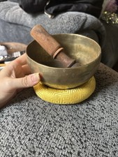 THADOBATI Handmade Singing Bowl-Deep Long Sound-Antique Bowl 5 Inch 