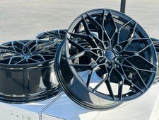 4 NEW Black 19x8 19x8.5 Rims Wheels 5X120 Fits: BMW 4 Series 428i 430i 435i 440i
