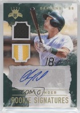 2017 Diamond Kings DK Rookie Signatures Holo Gold 2/49 Chad Pinder Auto 0g4