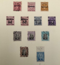 From 1910 RHODESIA STAMPS KING GEORGE V WITH OVERPRINTS MMINT USED