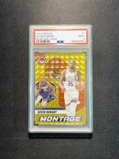 2024-25 Panini Mosaic Montage Kevin Durant #1 Gold 06/10 Suns PSA 9 JQ87