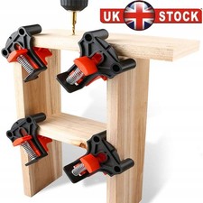90 Degree Right Angle Corner Clamp Vise Frame Holder Timber Woodworking Tools UK