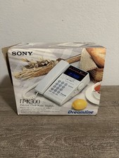 Sony IT-K300 Vintage Dreamline Phone AM FM Clock Radio Telephone