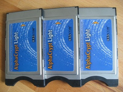 3 Stück AlphaCrypt Light CI R2.0 / R2.1 / R2.6  CAM Module Mascom