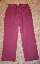 Dickies Mens Balance Medical Scrub Pants Wine Large DK220