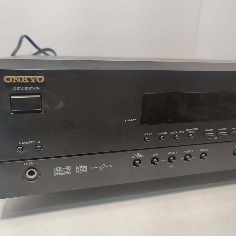 Onkyo Home Theater AV Receiver HT-R410 Tested Digital Surround No Remote -TESTED - Image 2 of 4