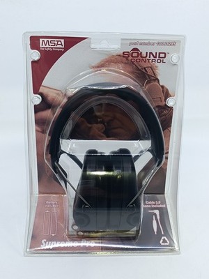 MSA Supreme Pro Gehörschutz Sound Control Headset 18dB 3,5mm Neu_0,4_5