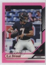 2024 Panini Clearly Donruss Pink CJ Stroud #23 0u9w