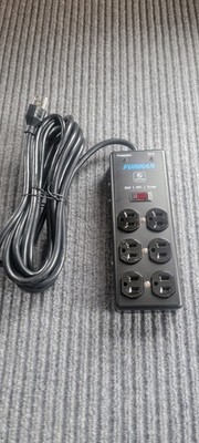 Furman SS-6B Pro Plug 6 Outlet AC Surge 15A Power Strip Conditioning