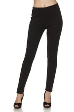 Solid Warm Fur Lined Leggings