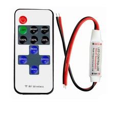 12V RF Wireless Remote Switch Controller Dimmer For Mini LED Strip Light UK