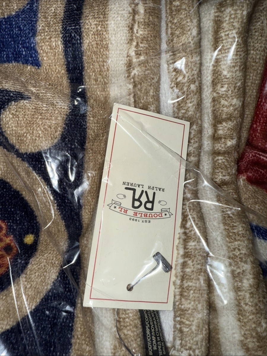 Ralph Lauren Double RL Shield Graphic Beach Towel | eBay