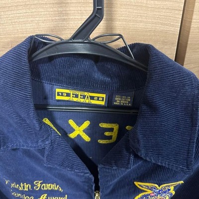 FFA Texas Vintage 00s Jacket Lot103-38 Size 38 Blue Cotton #FD BCA