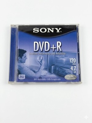 Factory sealed Sony DVD+R recordable blank disc ( Single Disc) 120 Minutes 4.7GB