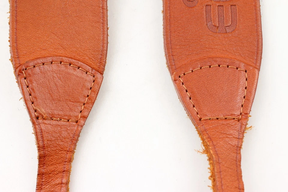 Correa de hombro de cuero marrón para cámara Canon rara [casi como nueva] para EOS-1 de JAPÓN Foto 4 de 4