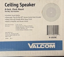 Valcom V-1020C 8 Inch Self Amplified Ceiling ...