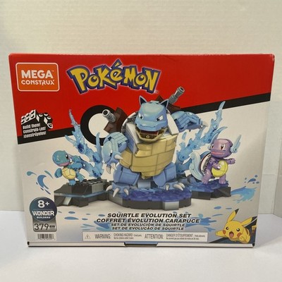MEGA Construx Pokémon Squirtle Evolution Set Sealed Blastoise Wartortle Toy