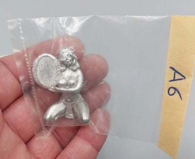 Vintage Phoenix Miniatures 54mm A6 White Metal Nude Lady Maßstab 1:32 #3