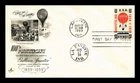 US COVER BALLOON JUPITER AIR MAIL FDC SCOTT C54 ARTCRAFT LAFAYETTE INDIANA