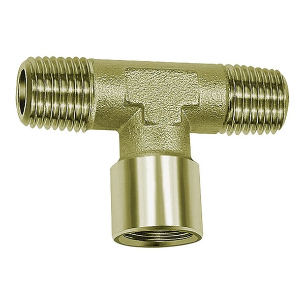 Riegler T-StüCk AußEn/Innen/AußEn G/R 1/4 Sw 13 Messing Vernickelt-image