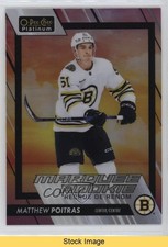 2023 O-Pee-Chee Platinum Marquee Rookies Sunset Matthew Poitras #290 READ 1d0j