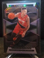 2024-25 Panini Obsidian #12 CJ McCollum Purple Electric Etch /75