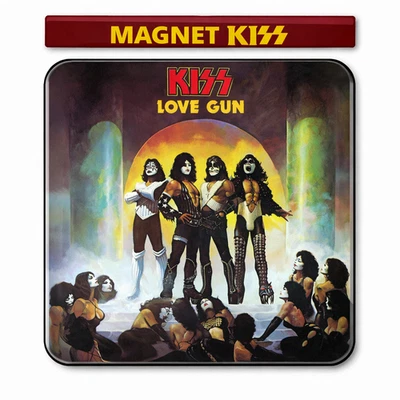 Magnet KISS – Aimant Frigo Album Hard Rock Love gun - Photo 1/4
